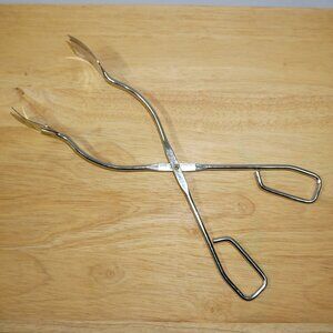 Vaughn 12.5" barbecue hot dog tongs EUC USA